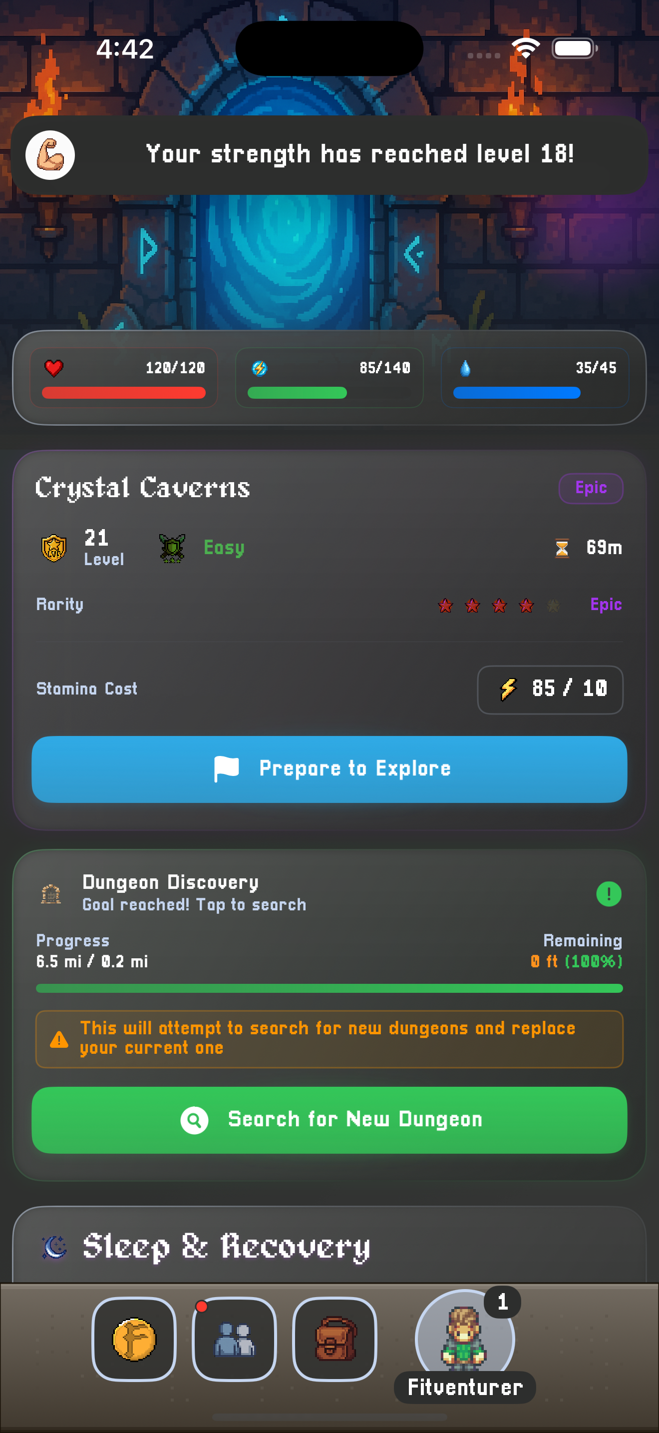 Fitscape Social Screen